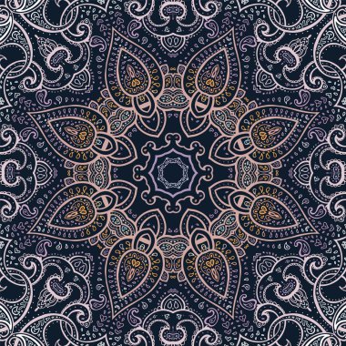 Mandala. Hint dekoratif desen.