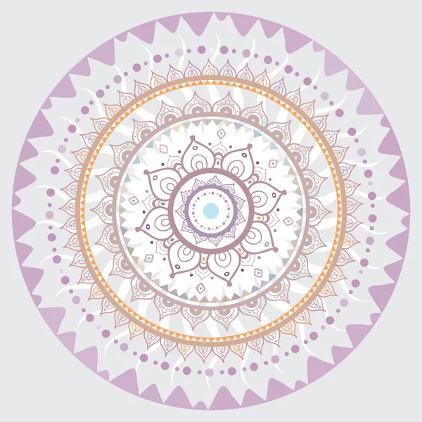 Mandala. Indian decorative pattern. — Stock Vector
