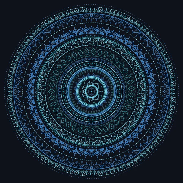 Mandala. Modèle décoratif indien . — Image vectorielle