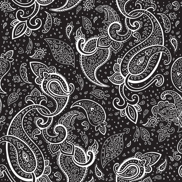 Handgezeichnetes Paisley-Ornament. — Stockvektor