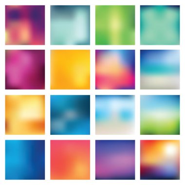 Abstract blurred (blur) backgrounds. clipart