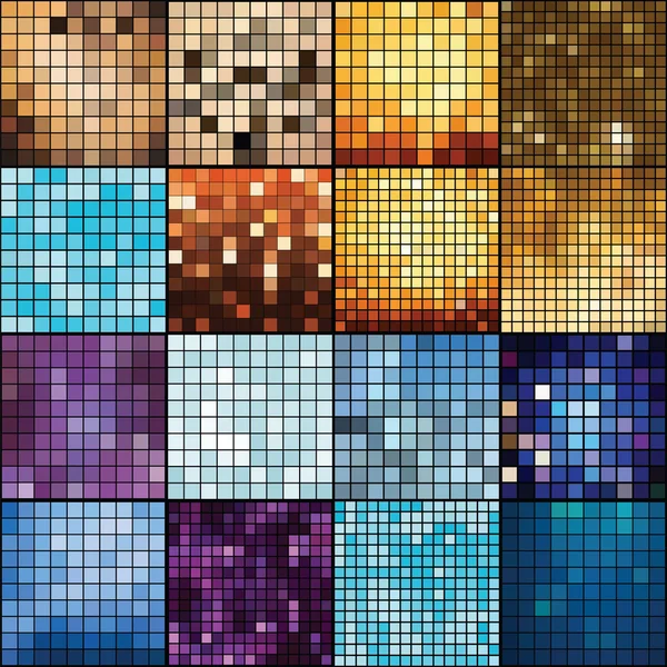 Mosaico vector fondos . — Vector de stock