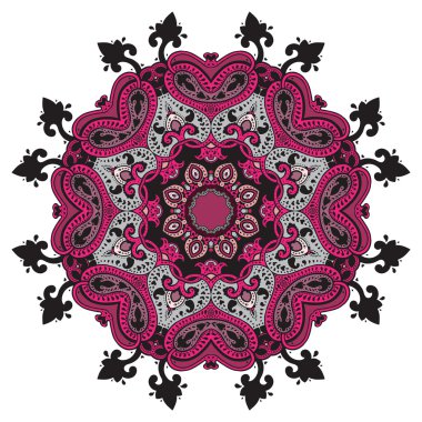 Mandala, dekoratif desen.