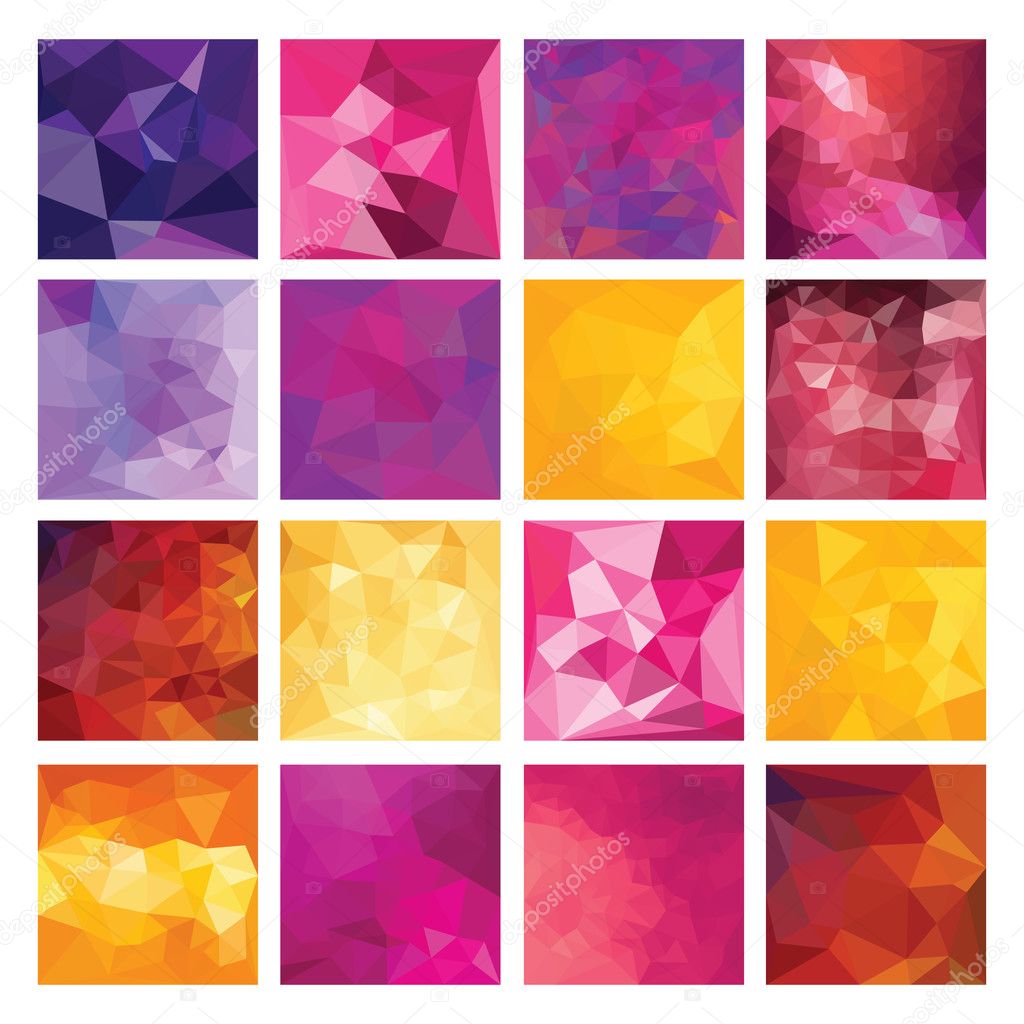 Polygonal  vector background.