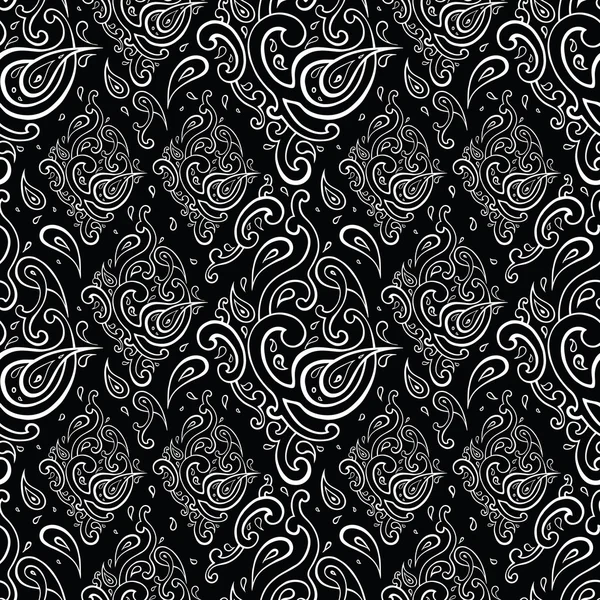 Seamless Paisley background. — Stock Vector