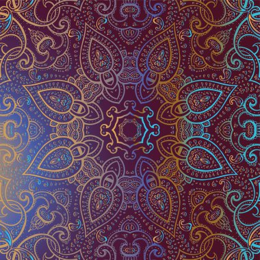 Mandala. Hint dekoratif desen.