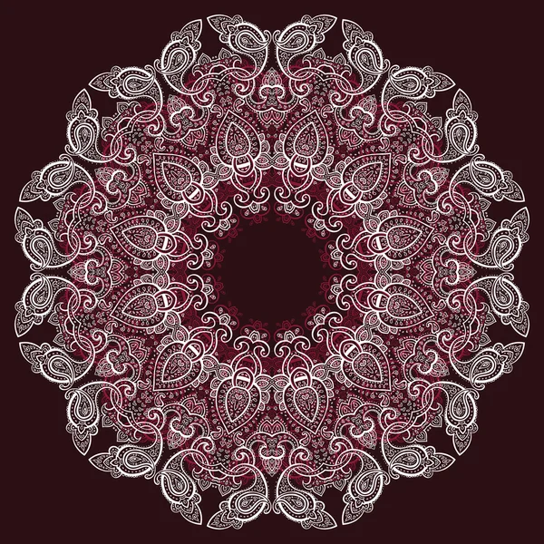 Lace background. Mandala. — Stock Vector