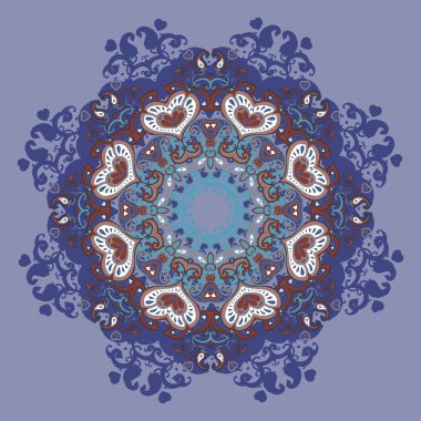Mandala. Hint dekoratif desen.