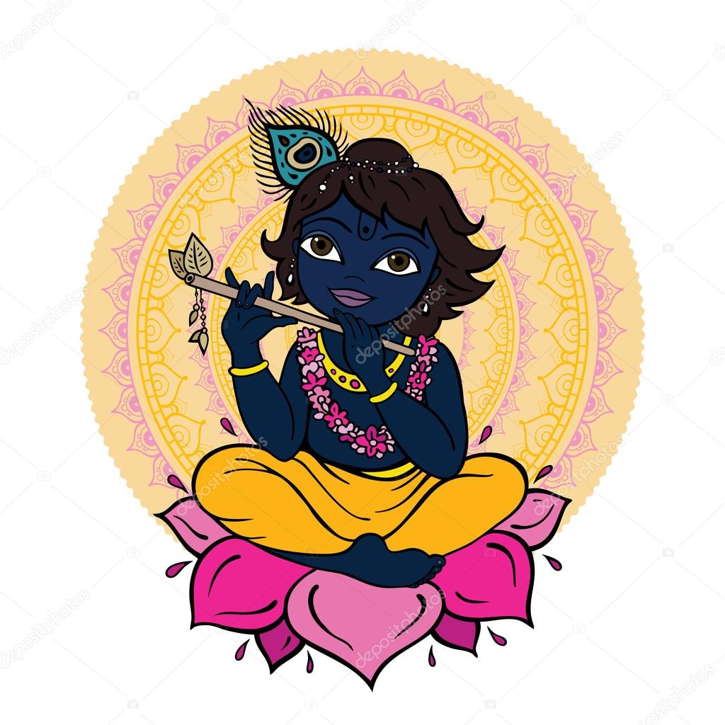 Hindu God Krishna.
