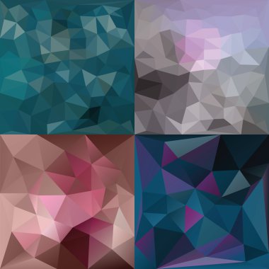 poligonal geometrik arka planlar.