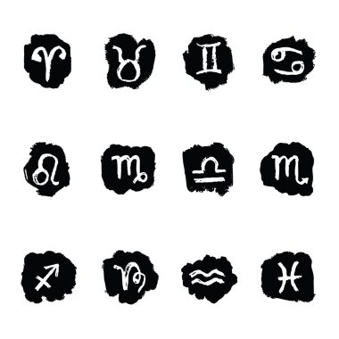 burç burç yıldız işaretleri, vektör set.