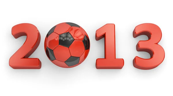 Футбольная концепция 2013 — стоковое фото