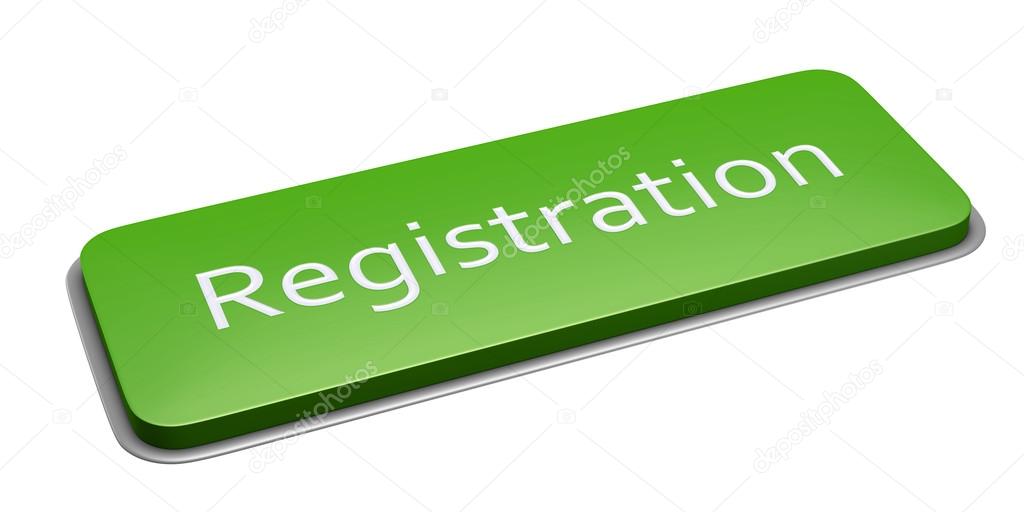 Green rectangle registration button