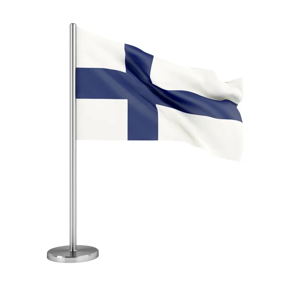 Vlag van finland — Stockfoto