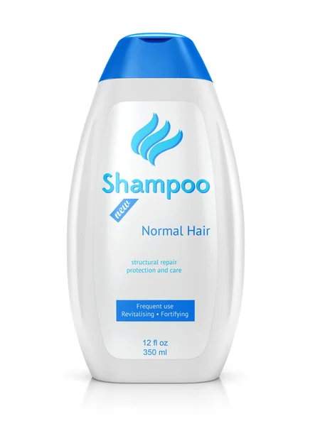 Láhev šamponu — Stock fotografie