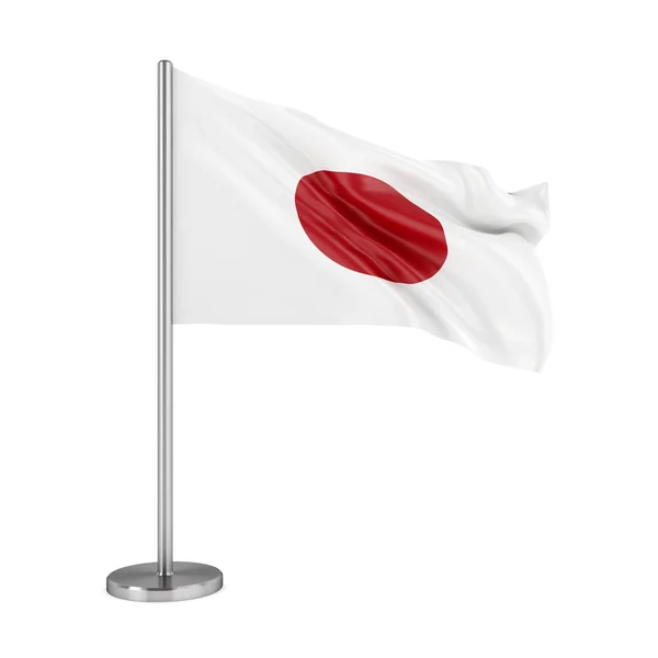 Japans flagga — Stockfoto