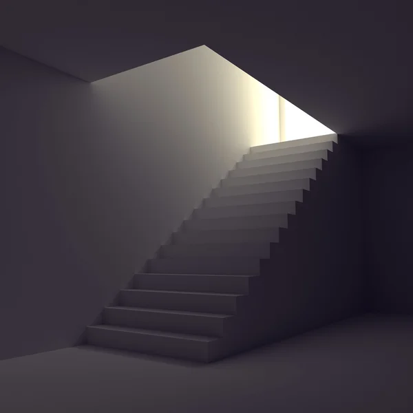 Stairs to light — Stock Photo, Image