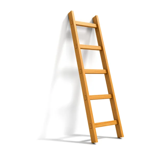 Ladder isolated on white — Stock Photo, Image