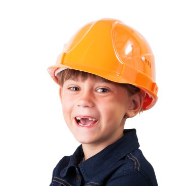 neşeli küçük kız