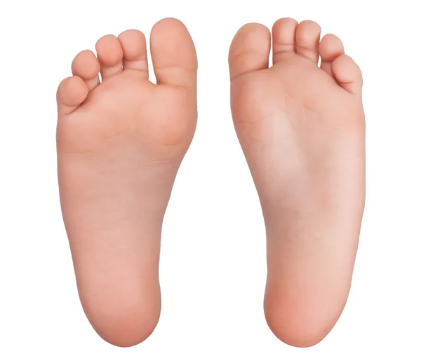 Two bare human feet — Stock Photo, Image