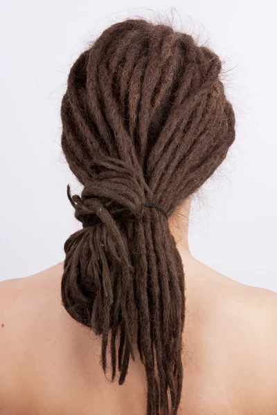 Girl with a dreadlocks — Stock Photo, Image