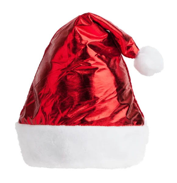 Sombrero rojo de Santa Claus — Foto de Stock