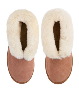 iki ev sıcak sheepskin terlik