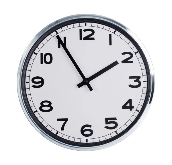 Zegar ścienny pokazuje czas — Zdjęcie stockowe