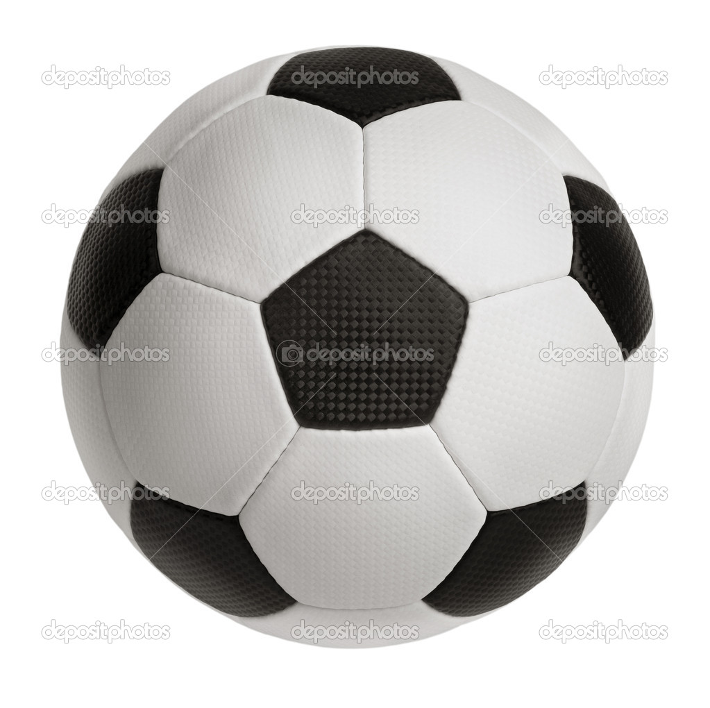 Inflated ball for football