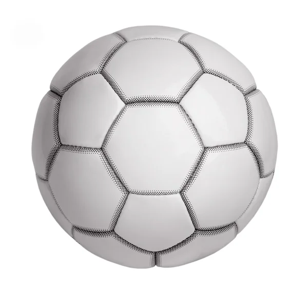 Μπάλα ποδοσφαίρου λευκό — Φωτογραφία Αρχείου