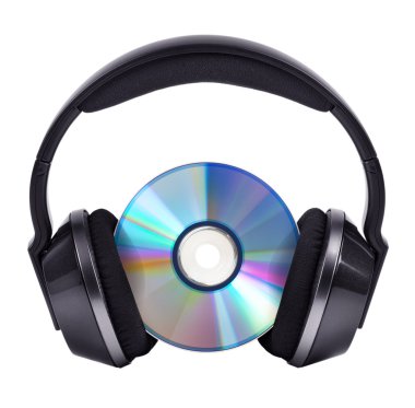 CD siyah kablosuz stereo kulaklık