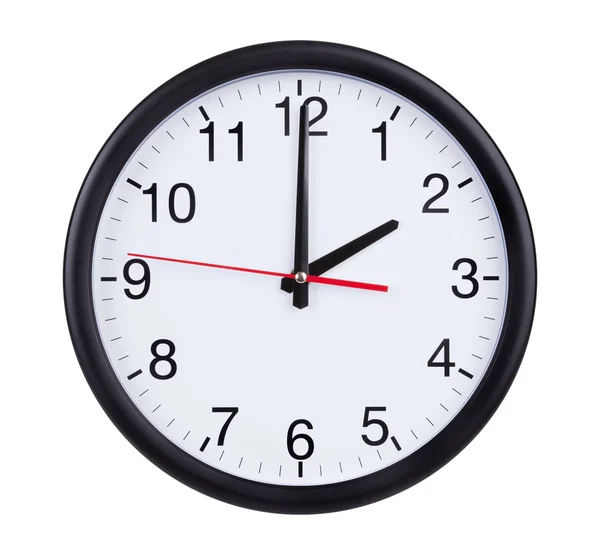 Relógio de escritório é exatamente duas horas — Fotografia de Stock