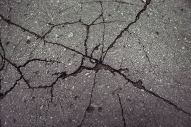 Asphalt with cracks clipart