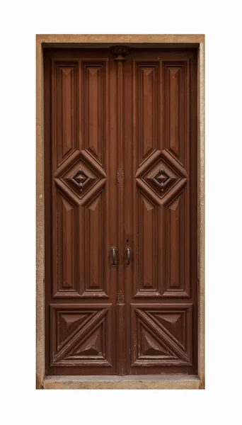 Stylish vintage wooden door — Stock Photo, Image