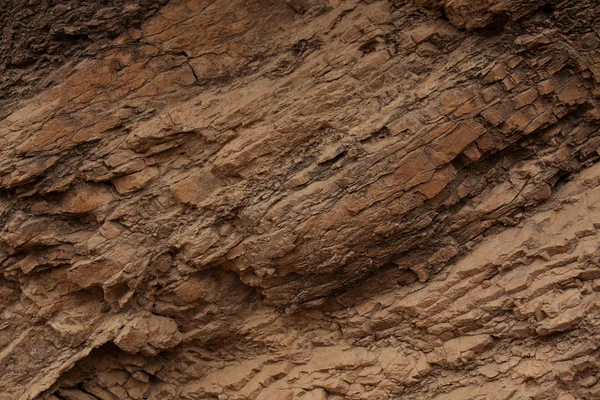 Surface rocheuse de couleur marron — Photo