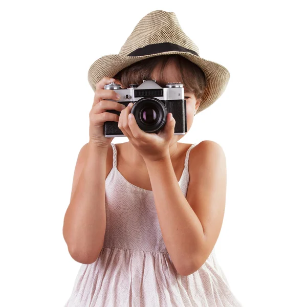 Ragazzina fotografie — Foto Stock