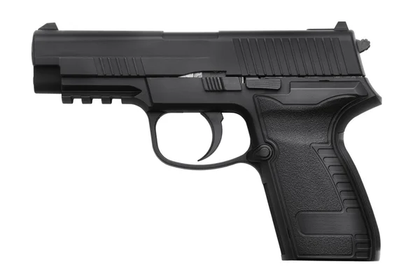 Copia della pistola in metallo nero — Foto Stock