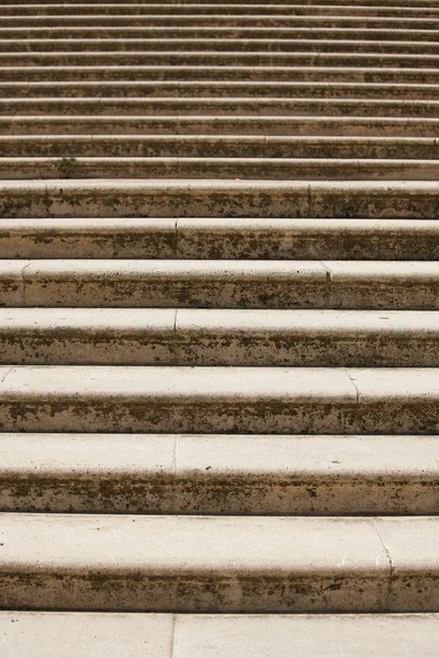 Multiple stages of the old stone stairs — Stock Photo, Image