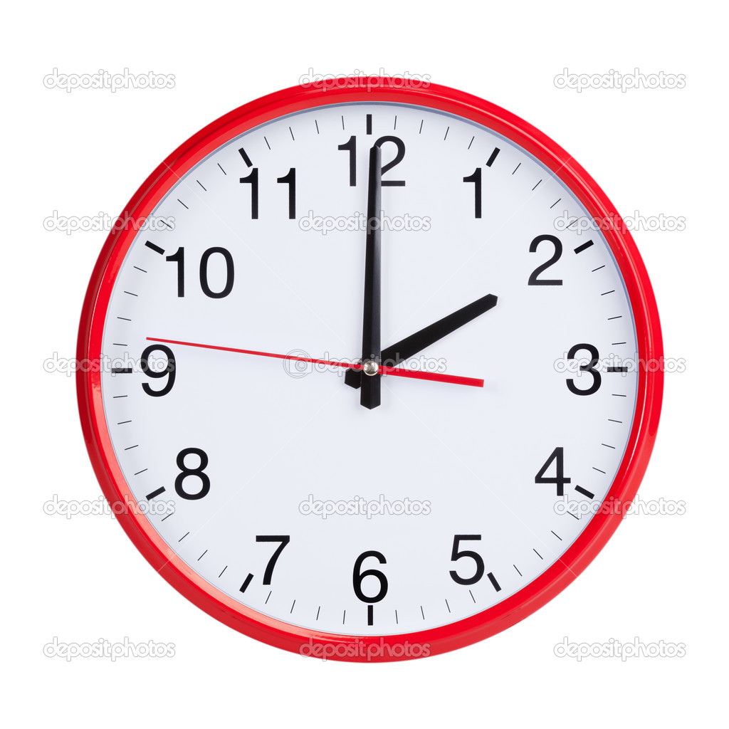 Exactly two on round clock face