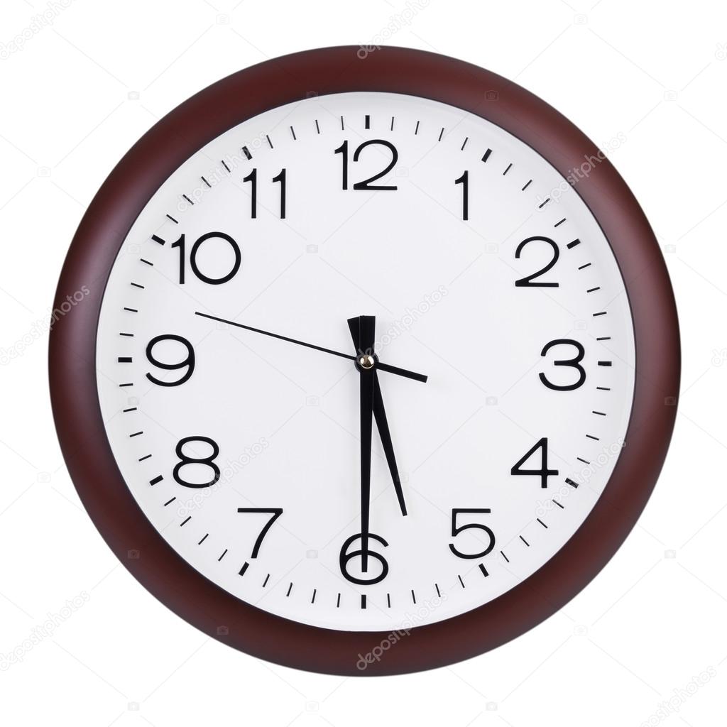 Half past five o clock stock photo by dimedrol68 50954995