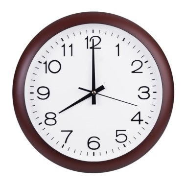 sekiz saat büyük bir kadran