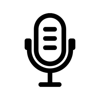 mikrofon simgesi ve mikrofon vektör görüntüsü