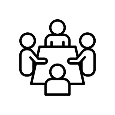 toplantı simgesi ve resim buluşması