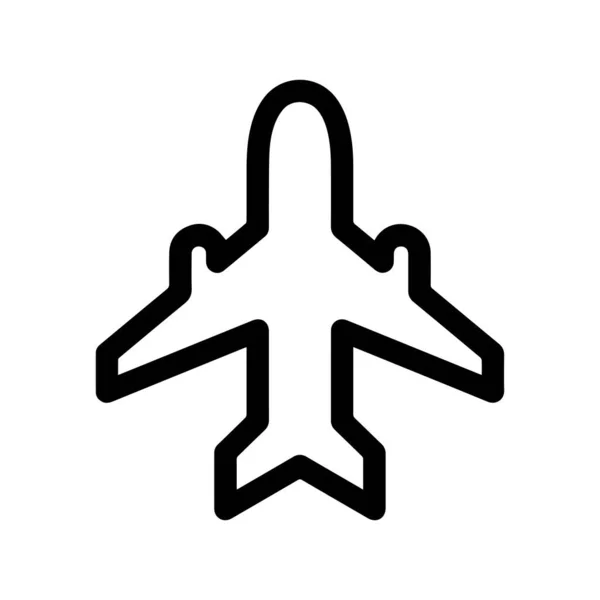 Uçak Simgesi Vektör Resmi — Stok Vektör