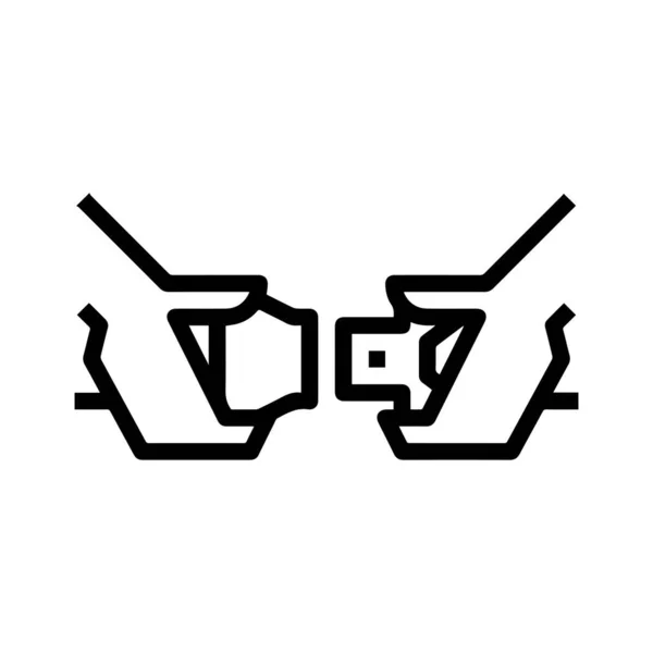 Ícone Cinto Segurança Logotipo — Vetor de Stock