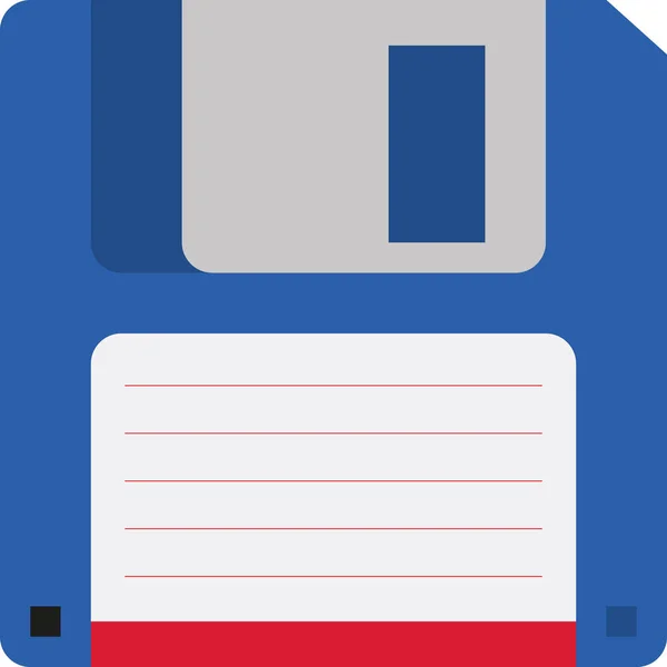 Disketa Počítače Starý Palcový Disk — Stockový vektor