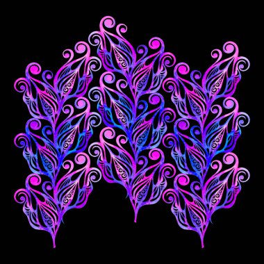 Renkli Sulu Boya parlak çiçek