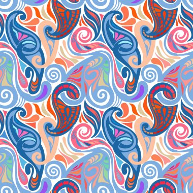 renkli soyut Dikişsiz desen desenli