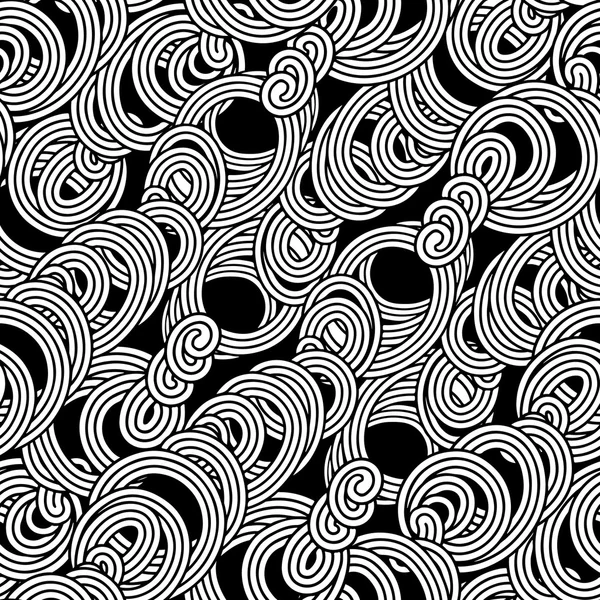 Naadloze abstracte doodle patroon — Stockvector