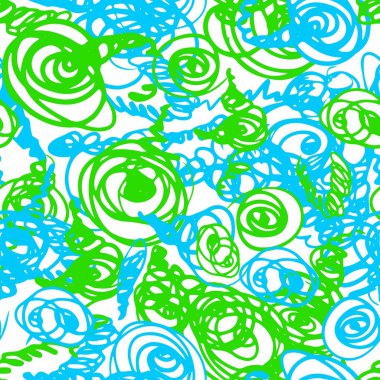 Dikişsiz doodle desen